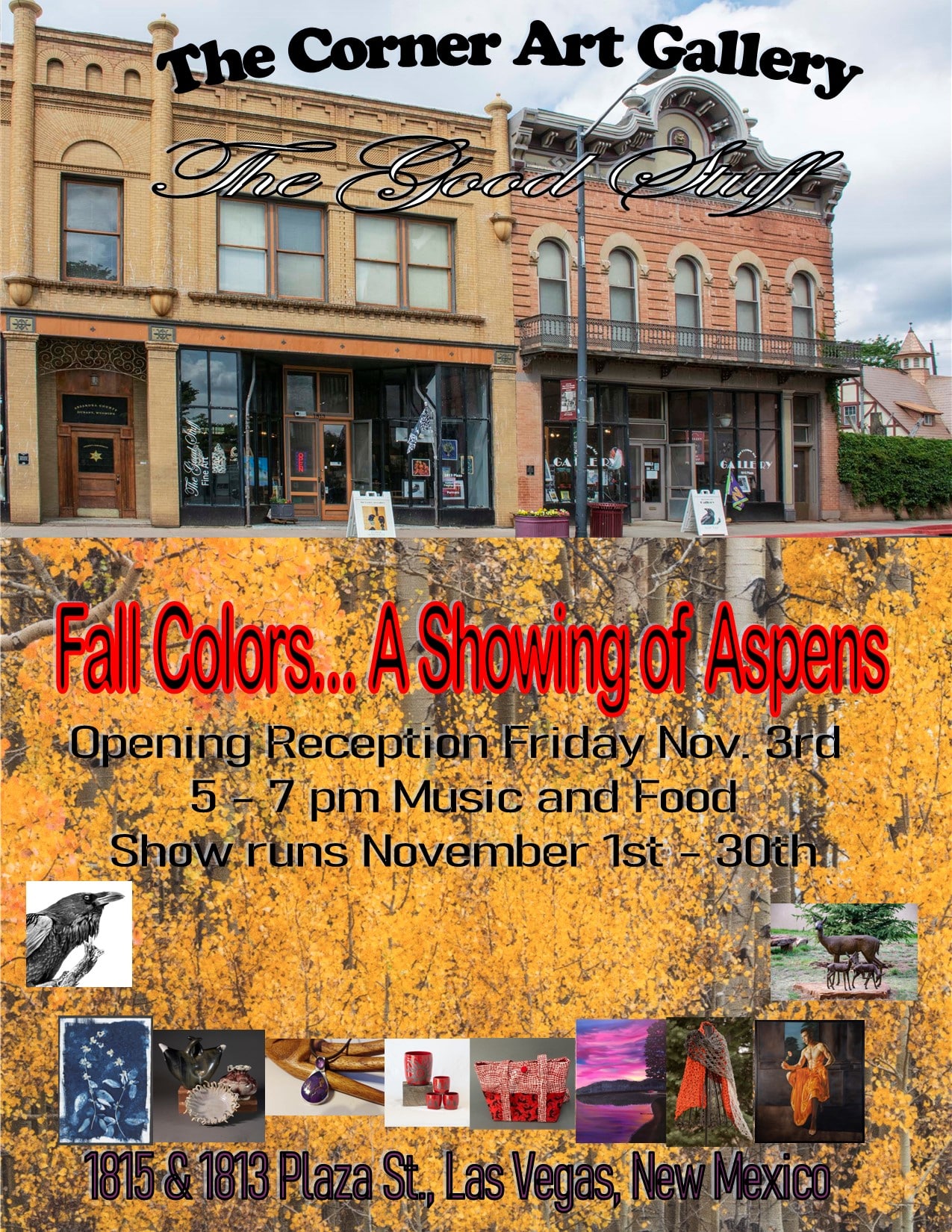 corner art flyer aspen