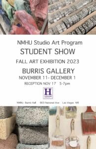 NMHU Studio Art program Student Show 2023
