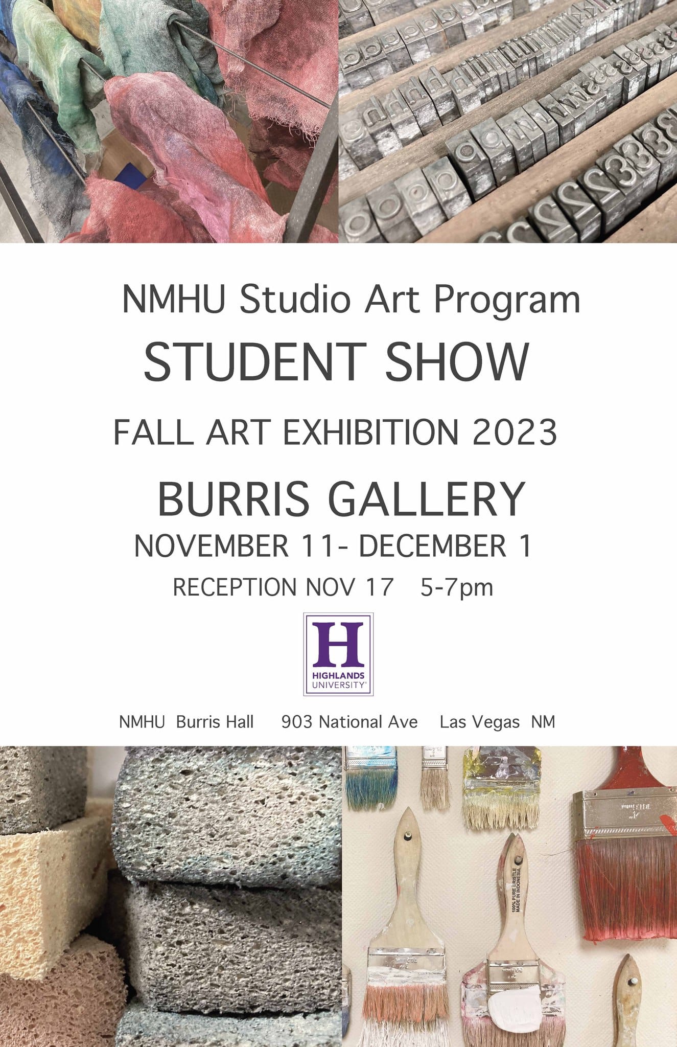 NMHU Studio Art program Student Show 2023