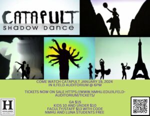 catapult shadow dance show promo flyer