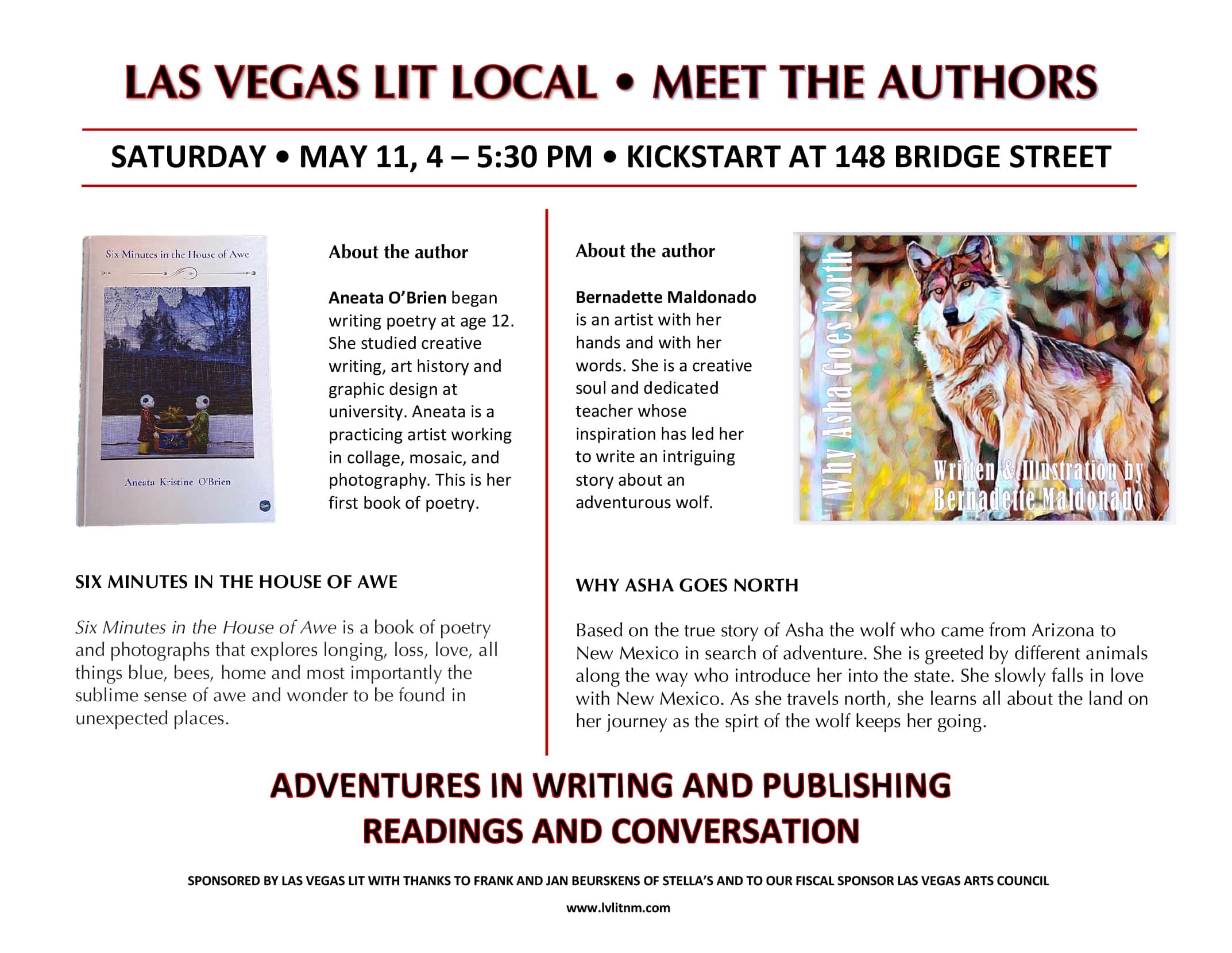 las vegas lit meet the authors event