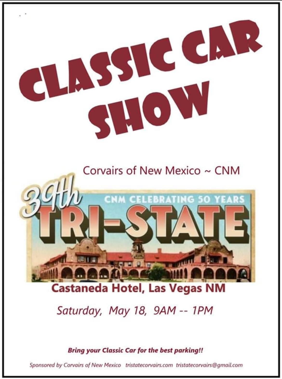 classic car show flyer